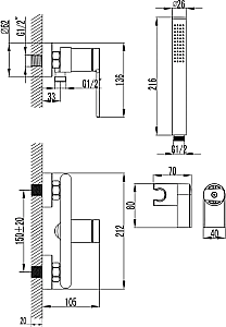 Инсталляция для унитаза Azario AZ-8010-1000 купить в интернет-магазине сантехники Sanbest