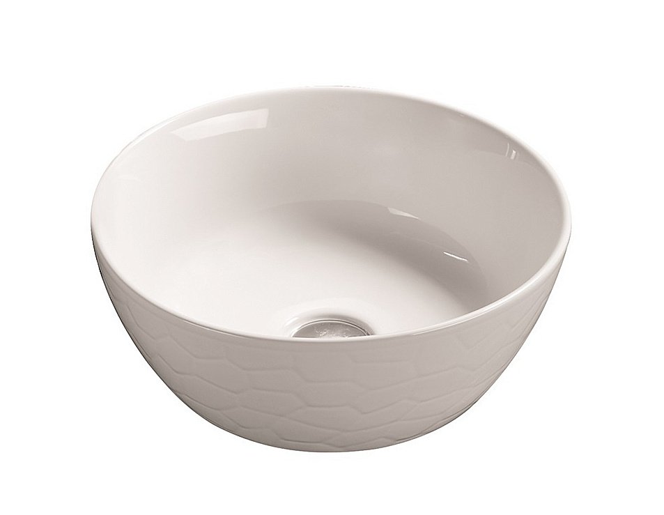 Раковина накладная SantiLine 35,8 SL-1038 белая купить в интернет-магазине Sanbest