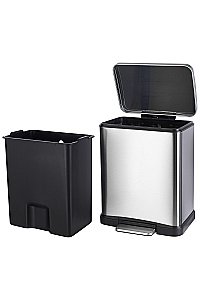 Ведро для мусора WeltWasser WW LASSY MT матовая сталь купить в интернет-магазине сантехники Sanbest