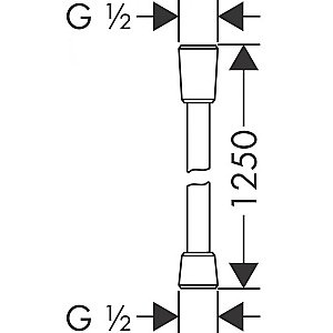 Душевой шланг Hansgrohe Isiflex 28272990 купить в интернет-магазине сантехники Sanbest