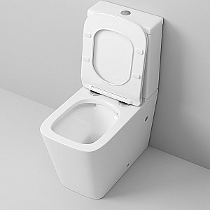 Унитаз напольный Grossman GR-4445 безободковый, с бачком, с крышкой микролифт купить в интернет-магазине Sanbest