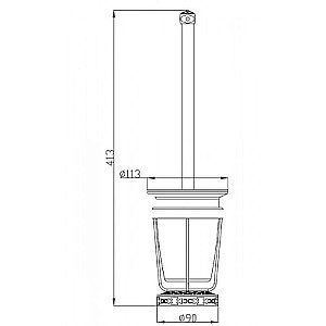 Ершик Zorg Antic AZR 26 BR купить в интернет-магазине сантехники Sanbest