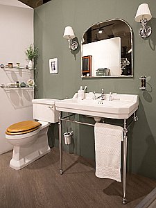 Консоль с раковиной Burlington Edwardian B18 3TH для ванной в интернет-магазине сантехники Sanbest