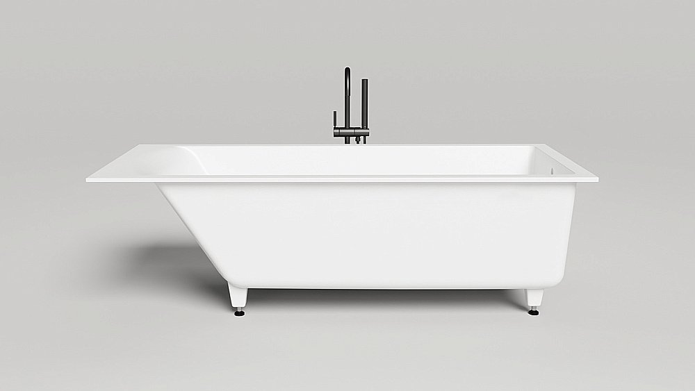 Ванна Salini Cascata S-Sense 180х80 104213G белая купить в интернет-магазине Sanbest
