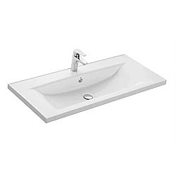 Раковина Акватон Айрис 100 1A723031AG010 белая купить в интернет-магазине Sanbest