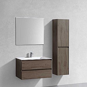 Тумба с раковиной Vincea Luka 80 R.Oak для ванной в интернет-магазине Sanbest