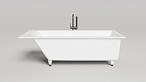 Ванна Salini Cascata S-Sense 180х80 104213G белая купить в интернет-магазине Sanbest