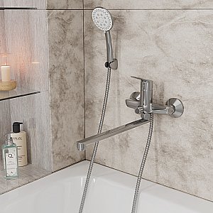 Смеситель для ванны Rush Samui SA0930-51 хром купить в интернет-магазине сантехники Sanbest