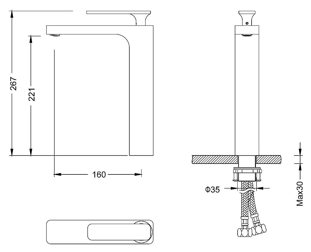 Смеситель для раковины Timo Torne 4311/03F купить в интернет-магазине сантехники Sanbest