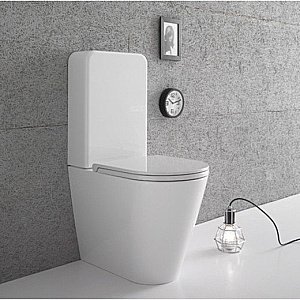 Унитаз напольный GLOBO Forty3 FO003.BI с бачком купить в интернет-магазине Sanbest