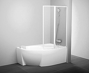 Шторка для ванной Ravak Supernova VSK2 Rosa 160 купить в интернет-магазине Sanbest