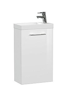 Мебель для ванной Cersanit LARA 40 со смесителем, белая для ванной в интернет-магазине Sanbest