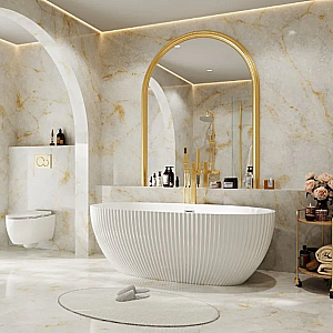 Ванна акриловая Grossman Cristal 170х80 GR-2504F белая купить в интернет-магазине Sanbest