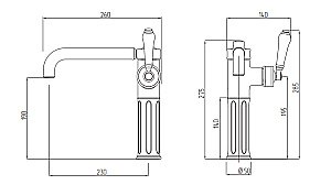 Смеситель для кухни Migliore Cucina Ermitage ML.CUC-7087.BI золото купить в интернет-магазине сантехники Sanbest