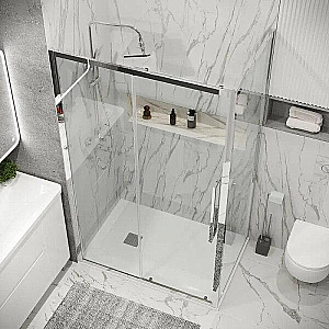 Душевой уголок Grossman Cosmo 130х100 120.K33.02.1310.10.00 стекло прозрачное/профиль хром купить в интернет-магазине Sanbest