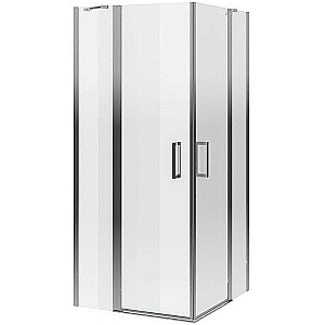 Душевой уголок Excellent Mazo 90х90 KAEX.3023.2D.0500.LP+KAEX.3000.2S.9090.LPx2 стекло прозрачное/профиль хром купить в интернет-магазине Sanbest