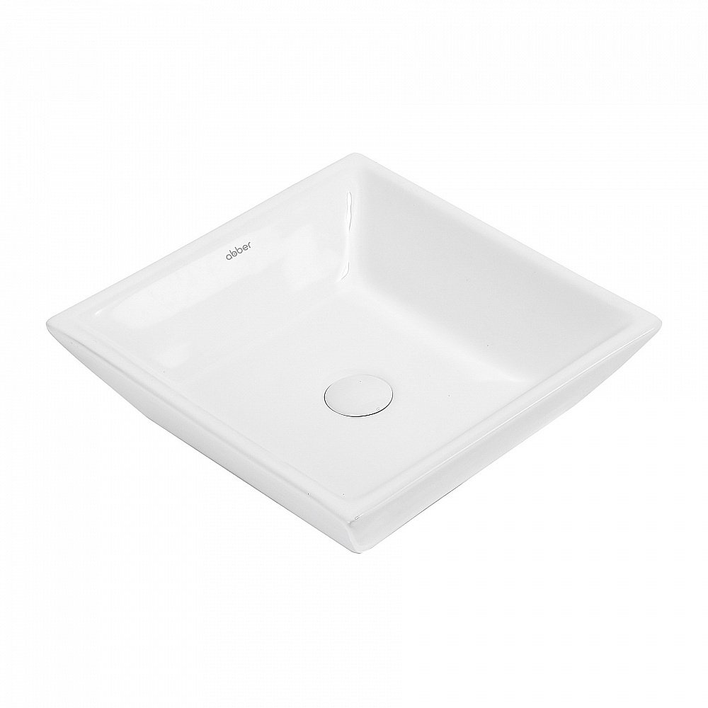 Раковина накладная ABBER Rechteck AC2214 белая купить в интернет-магазине Sanbest