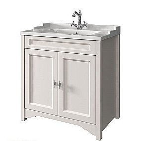 Тумба с раковиной Caprigo Preston 80 серая для ванной в интернет-магазине Sanbest