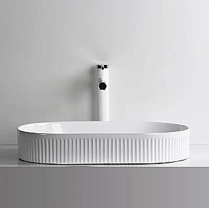 Раковина накладная CeruttiSpa 58 CR8009 белая купить в интернет-магазине Sanbest