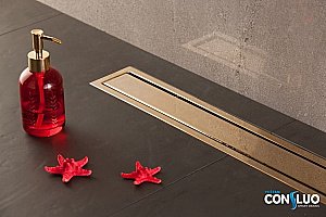 Душевой трап PESTAN Confluo Premium Line 750 золото купить в интернет-магазине Sanbest