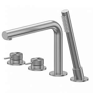 Смеситель для ванны Abber Emotion 316 AF8813BGG оружейная сталь брашированная купить в интернет-магазине сантехники Sanbest