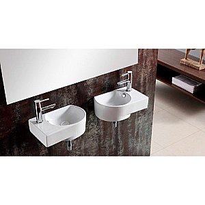 Раковина подвесная Gid 41 N9273 61106L/61106R белая купить в интернет-магазине Sanbest