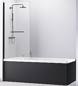 Шторка на ванну ABBER Immer Offen AG70080B 80x140 купить в интернет-магазине Sanbest