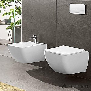 Унитаз подвесной Villeroy&Boch Venticello 4611R0R1 альпийский белый, безободковый купить в интернет-магазине Sanbest