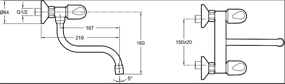 Смеситель для кухни Jacob Delafon GALEO E76925-CP купить в интернет-магазине сантехники Sanbest