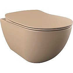 Унитаз подвесной Creavit Free FE320-11CP00E-0000 капучино купить в интернет-магазине Sanbest