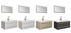 Тумба с раковиной Aquanet Нота 90 лайт для ванной в интернет-магазине Sanbest