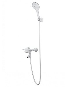 Смеситель для ванны с душем WONZON & WOGHAND CLICK, Белый матовый (WW-FE05L221-MW) купить в интернет-магазине сантехники Sanbest