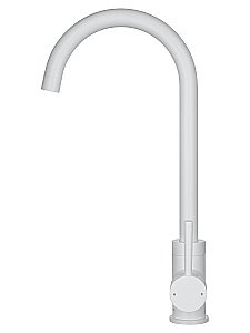 Смеситель для кухни WONZON & WOGHAND WW-A21102-MW белый матовый купить в интернет-магазине сантехники Sanbest