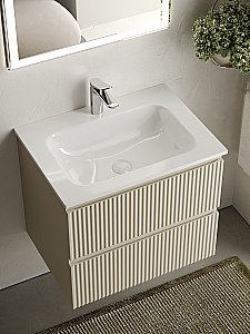 Тумба с раковиной Sancos SNOB R SNR60CE 60 Beige Soft для ванной в интернет-магазине Sanbest