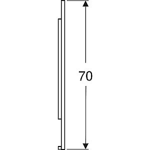 Зеркало с подсветкой Geberit Option Plus 502.783.00.1 в ванную от интернет-магазине сантехники Sanbest