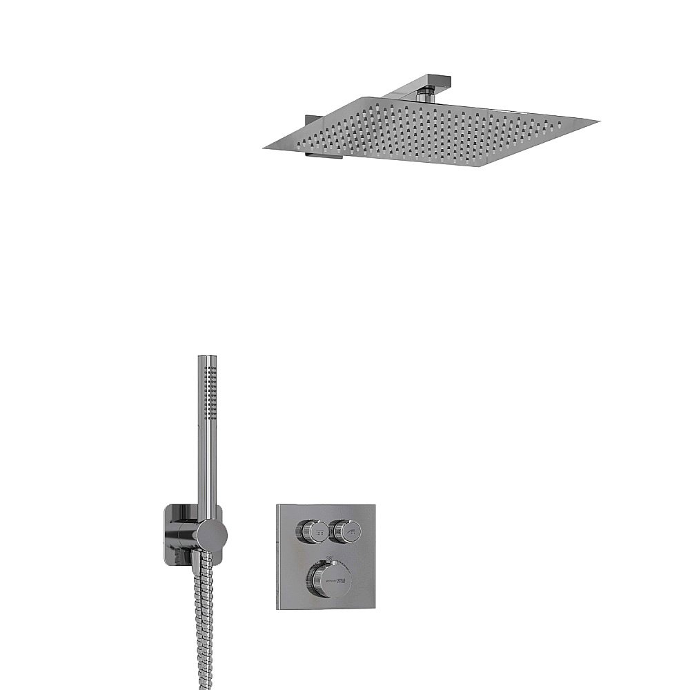 Душевая система WasserKRAFT Dinkel A5848.090.118.271.010.137 Thermo хром купить в интернет-магазине сантехники Sanbest