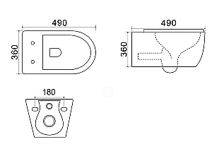 Инсталляция для унитаза Azario AZ-8010-1000 купить в интернет-магазине сантехники Sanbest