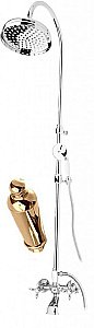 Душевая система Cezares NOSTALGIA-CVD-03/24-M Золото 24 карат/ручка Золото 24 карат купить в интернет-магазине сантехники Sanbest