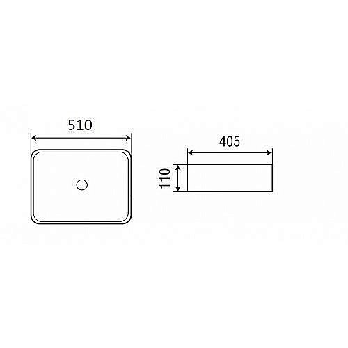 Накладная раковина WeltWasser WW ELBACH 2178 51 белая купить в интернет-магазине Sanbest