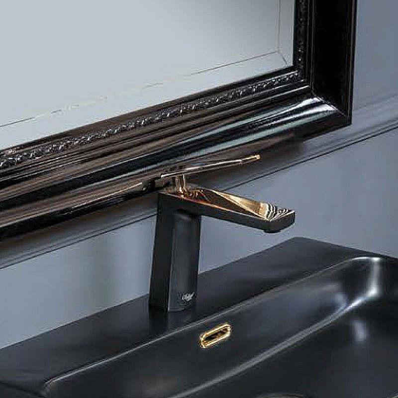 Зеркало Boheme NeoArt Terso 557 черное в ванную от интернет-магазине сантехники Sanbest