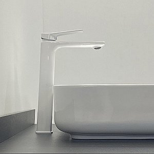 Смеситель для раковины Comforty FC071B-CKBT белый купить в интернет-магазине сантехники Sanbest