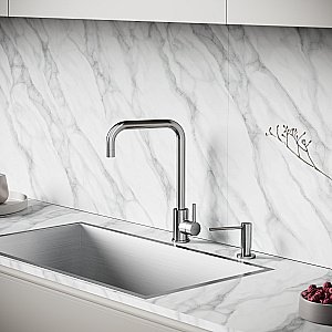 Смеситель для кухни Sancos Stainless SC12002SS нержавеющая сталь купить в интернет-магазине сантехники Sanbest