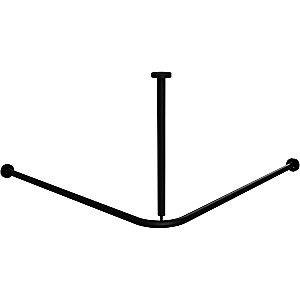 Карниз для ванны Bemeta 90х90 101120110 черный купить в интернет-магазине сантехники Sanbest