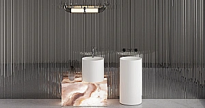 Раковина накладная Salini ARMONIA ROUND TOP 03 S-Sense 130413TG 45 без отверстия под смеситель, белая купить в интернет-магазине Sanbest