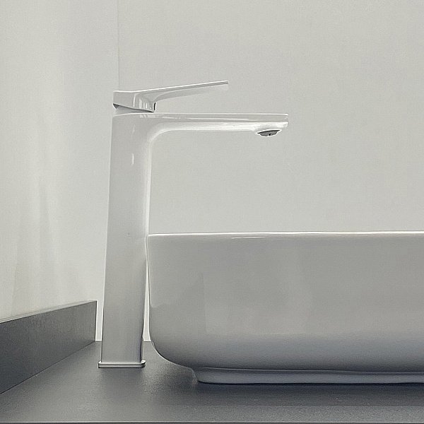 Смеситель для раковины Comforty FC071B-CKBT белый купить в интернет-магазине сантехники Sanbest