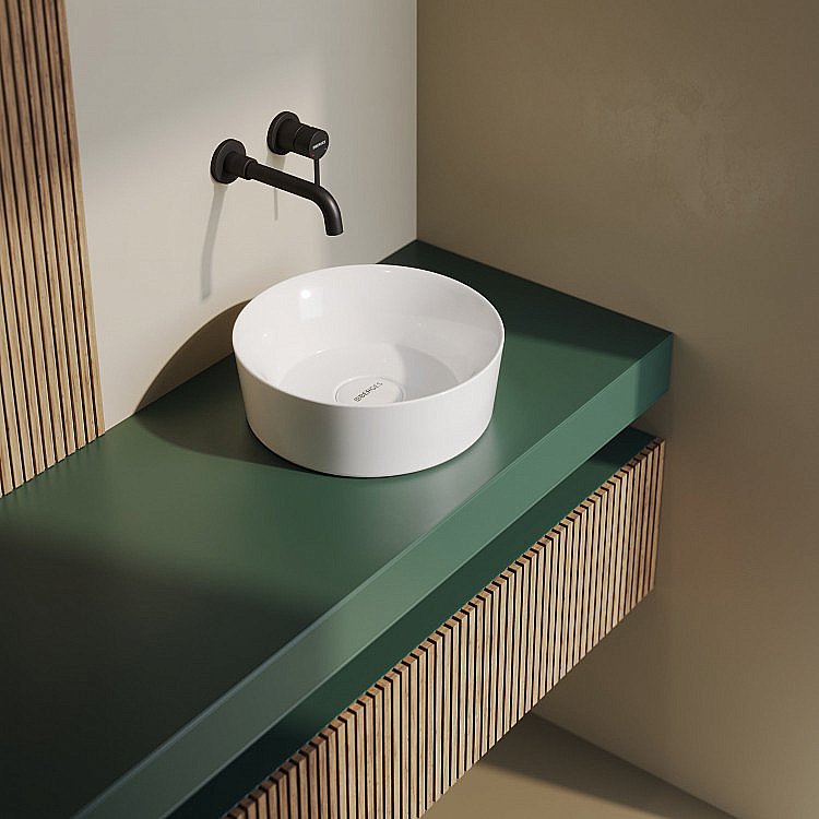 Раковина Berges Mascon 38 181005 белая купить в интернет-магазине Sanbest