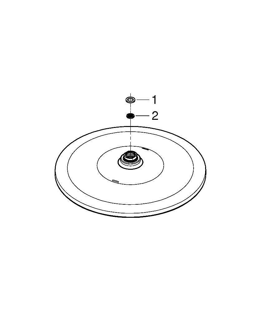 Верхний душ Grohe Rainshower 310 Mono 26561000 хром купить в интернет-магазине сантехники Sanbest