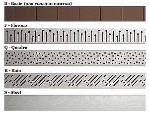 Дренажный канал Radaway Basic 5L055B/5R055B купить в интернет-магазине Sanbest