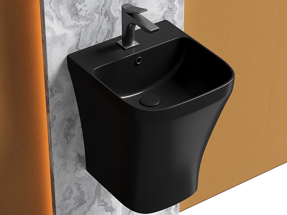 Раковина Ceramica Nova Dion 36 CN6067MB черная матовая купить в интернет-магазине Sanbest