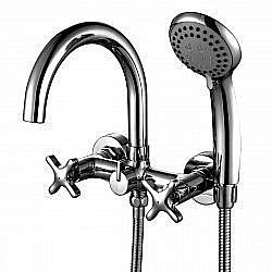 Смеситель для ванны Rossinka RS39-83 купить в интернет-магазине сантехники Sanbest